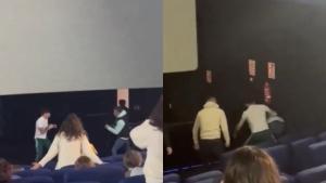 Una brutal pelea en un cine de León
