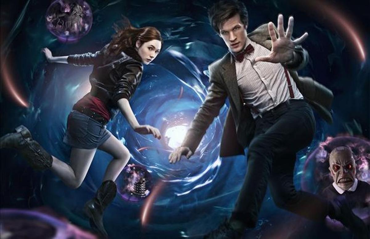 Els actors Karen Gillan i Matt Smith, en una imatge promocional de la sèrie ’Doctor Who’.