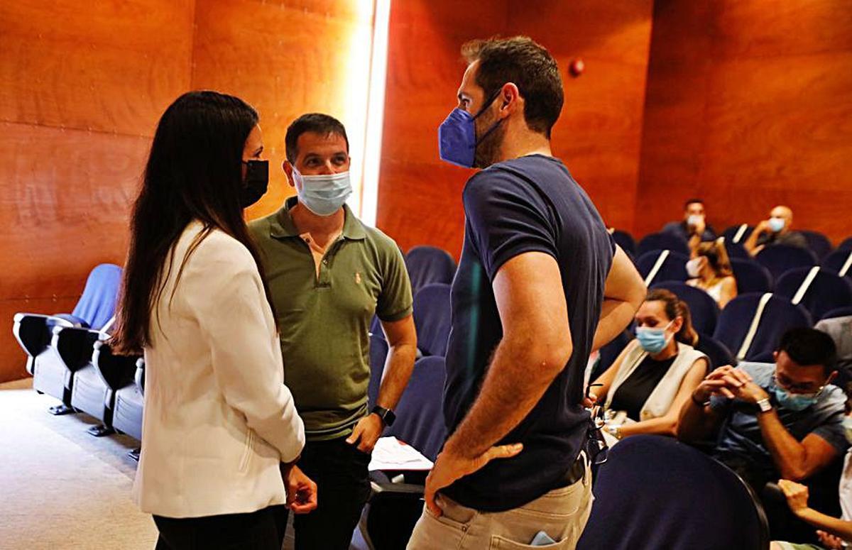 Lorena Torres, Javi Bonet y Paco Vázquez. | J.A.RIERA