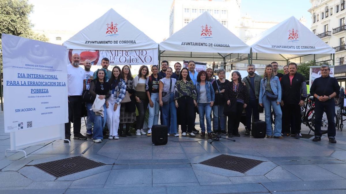 Acto de la Red Andaluza de Lucha Contra la Pobreza y la Exclusión Social en Córdoba.