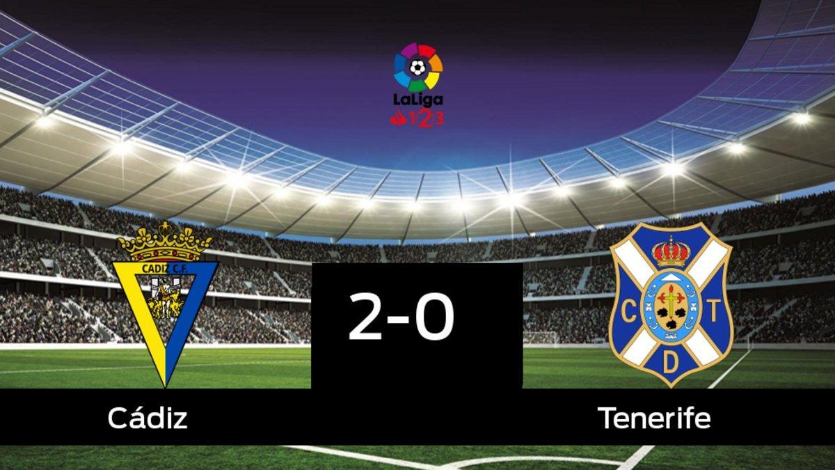 Los tres puntos se quedaron en casa: Cádiz 2-0 Tenerife