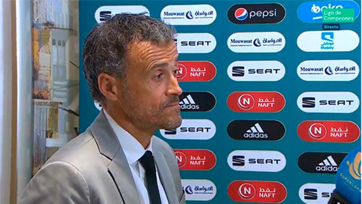 Luis Enrique: "Vuelta a la rutina, vuelta a lo que me gusta"