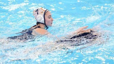 Elena Ruiz, durante un partido