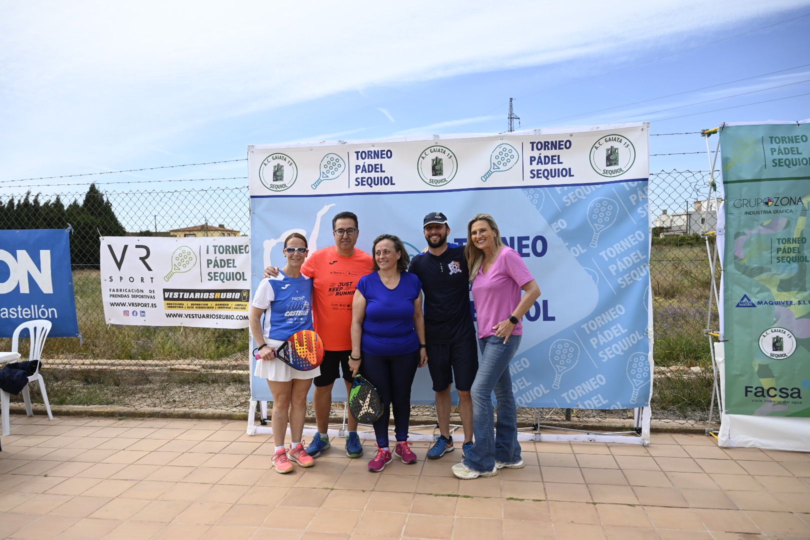 Las mejores imágenes de la jornada de pádel solidario de la Gaiata 15 en Castelló