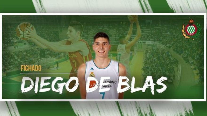 Levitec Huesca incorpora al joven alero Diego de Blas