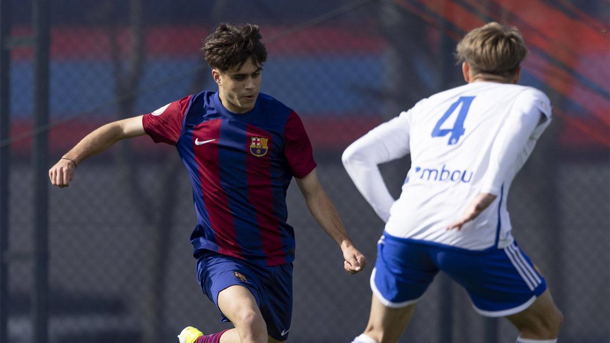 Juvenil A  El Barça pincha con el Zaragoza y cae al cuarto puesto
