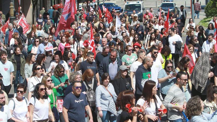 Manifestación celebrada este viernes. | Iñaki Osorio