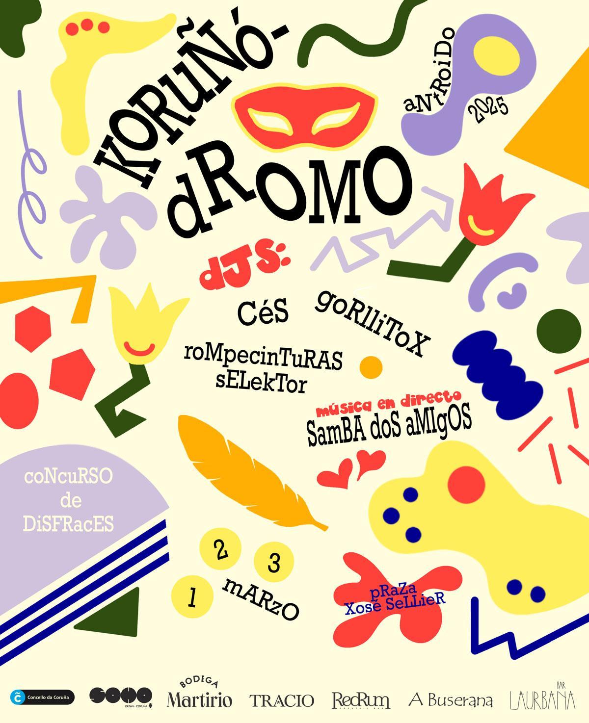 Cartel del Koruñódromo 2025.