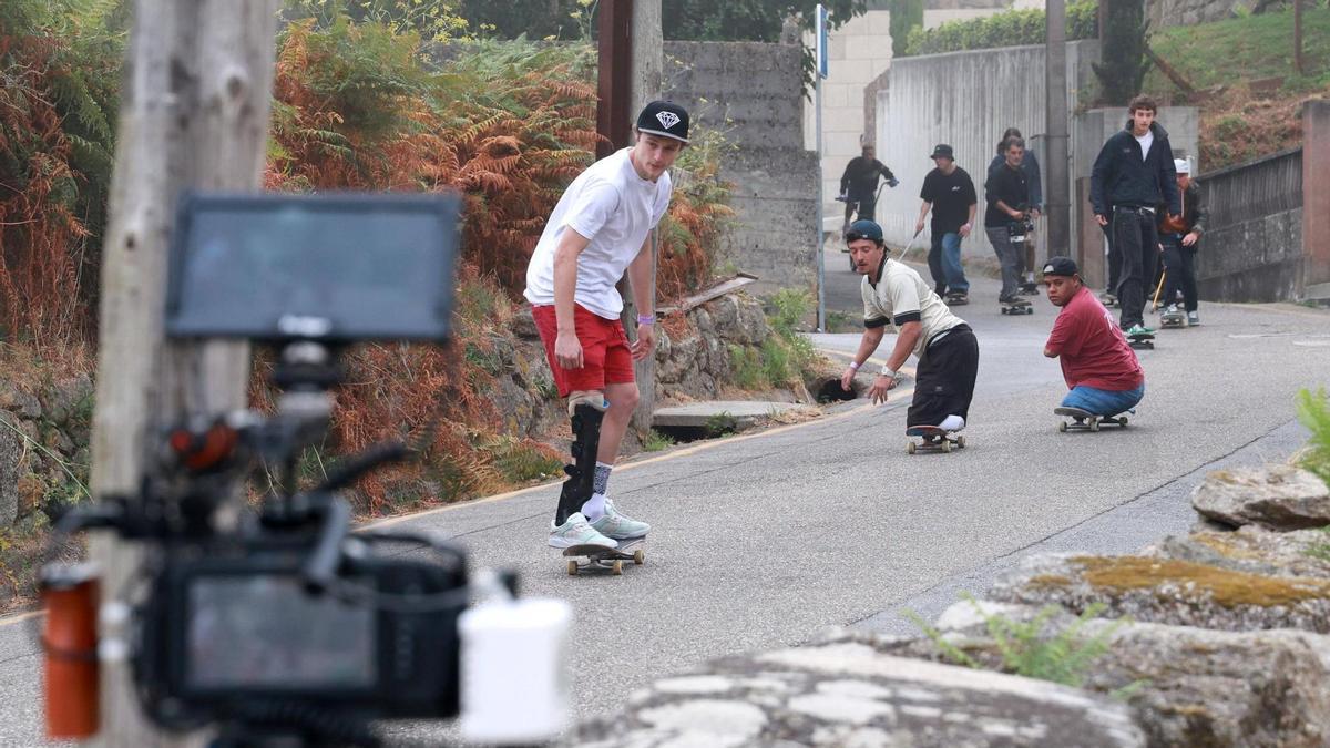 Rodaje del documental «Beauty», en 2025.