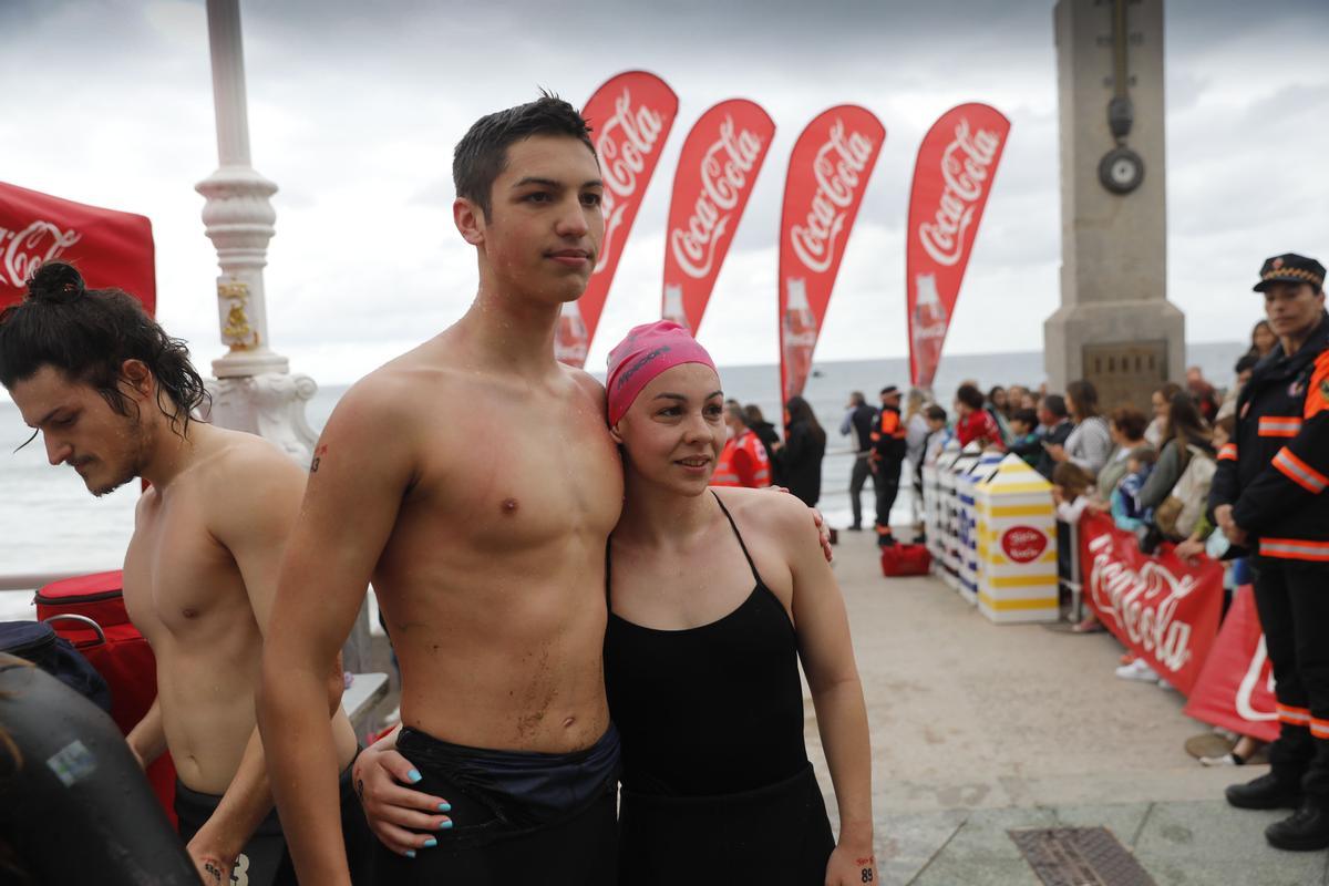 En imágenes: Travesía a nado por el día de San Pedro en Gijón En imágenes: Travesía a nado por el día de San Pedro en Gijón