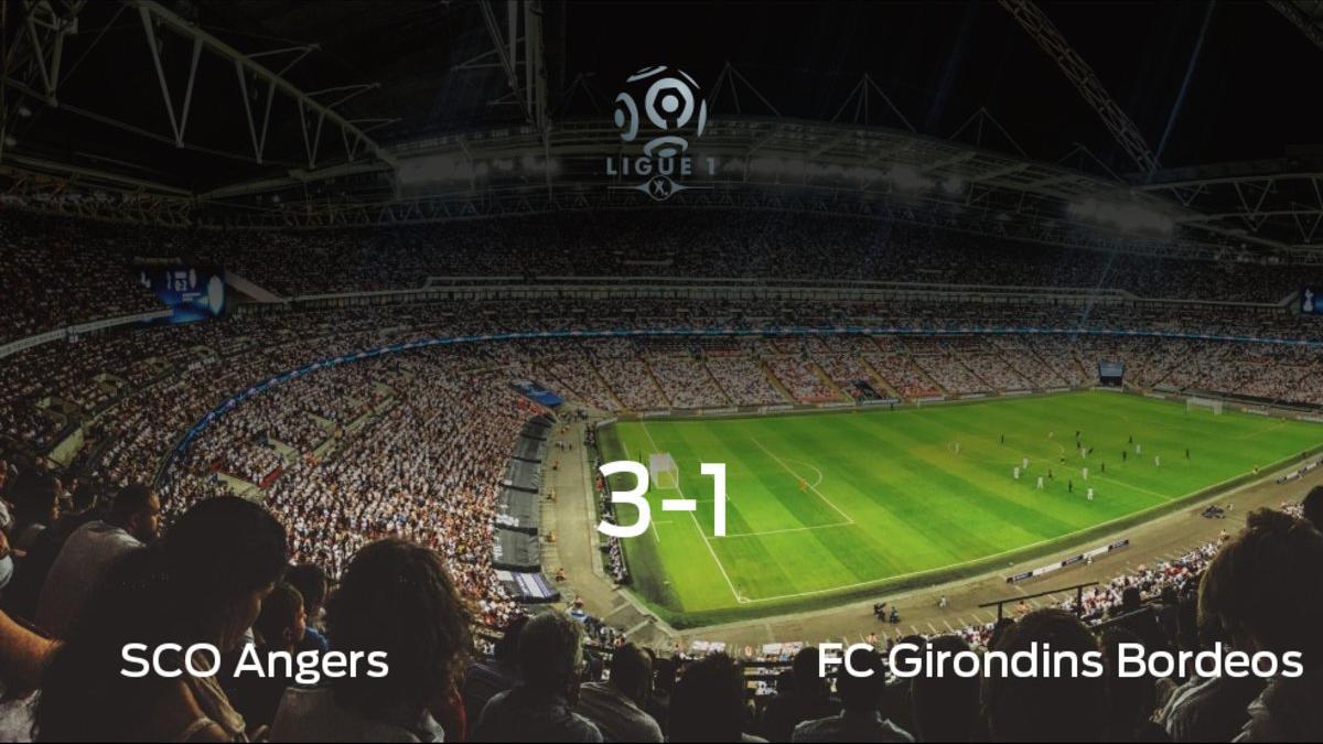 El SCO Angers logra la victoria frente al FC Girondins Bordeos (3-1)