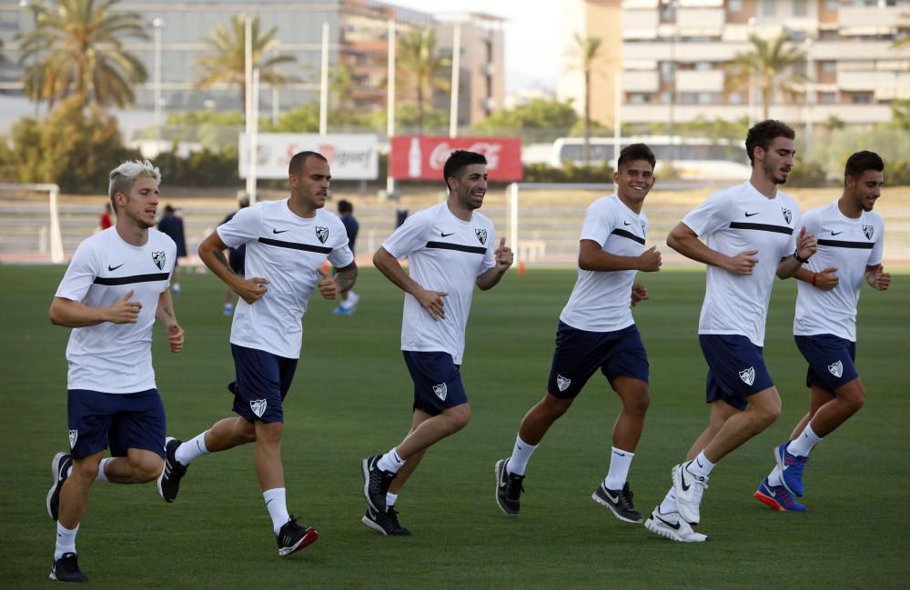 Primer entrenamiento del Málaga CF 2016/17