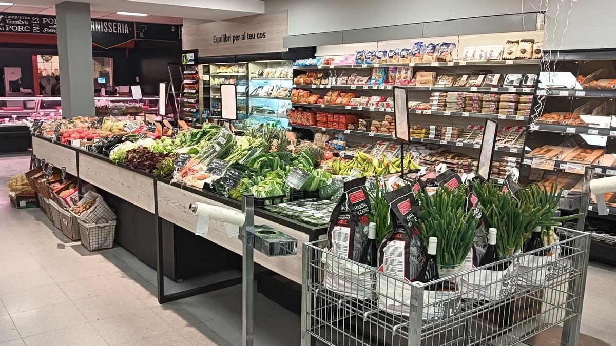 Interior d'un dels nous supermercats de Transgourmet.