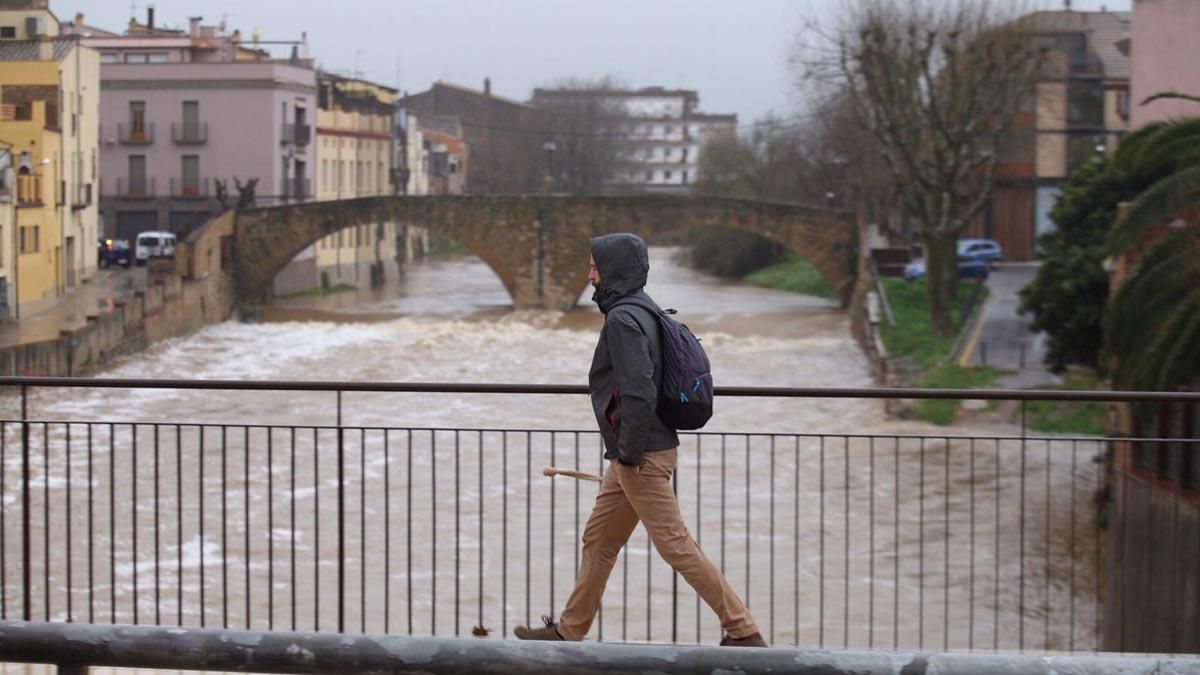 Río Daró a su paso por la Bisbal d’Empordà