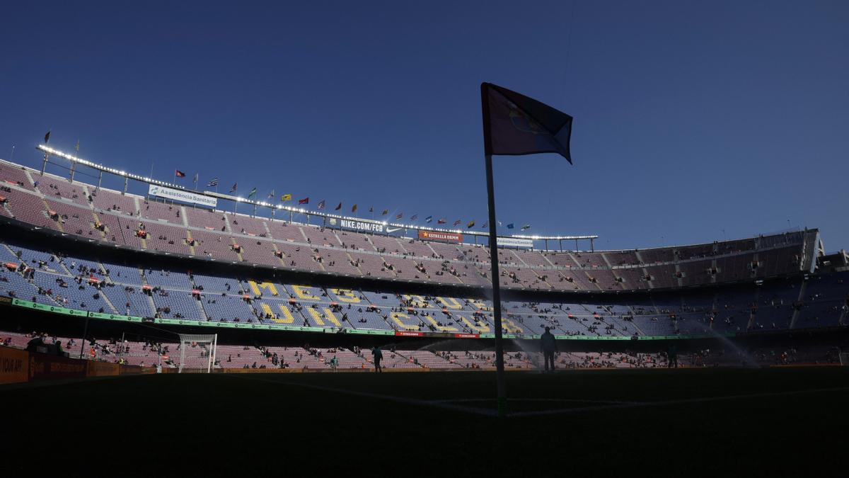 Una vista del Camp Nou.