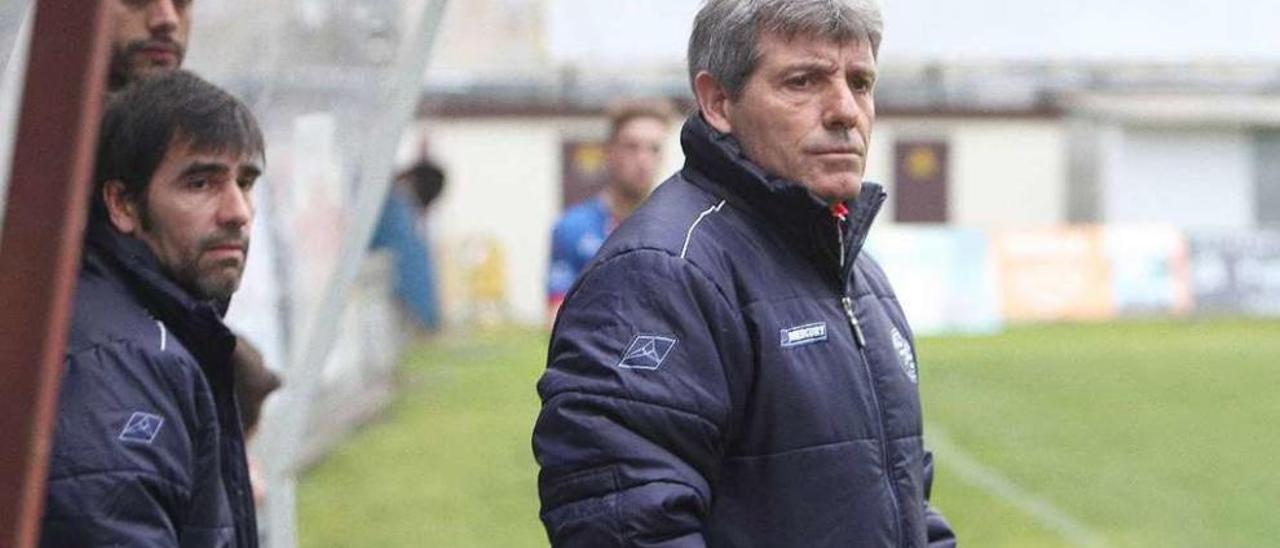 Antonio Dacosta, entrenador de la Unión Deportiva Ourense. // Iñaki Osorio