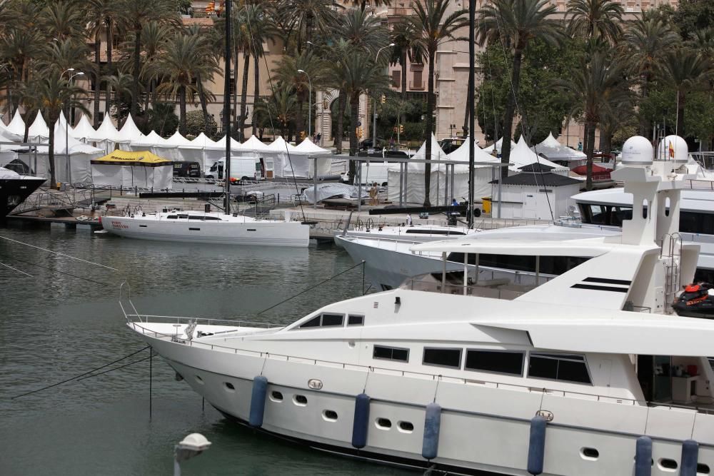 Preparativos del XXXIII Salón Náutico Internacional de Palma