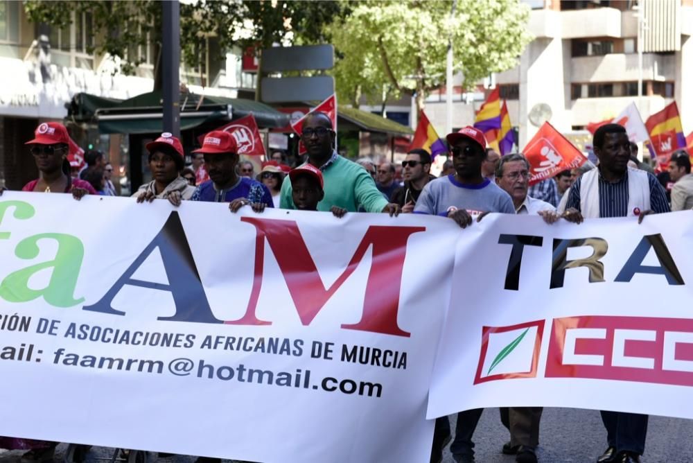 Manifestación del 1 de Mayo en Murcia