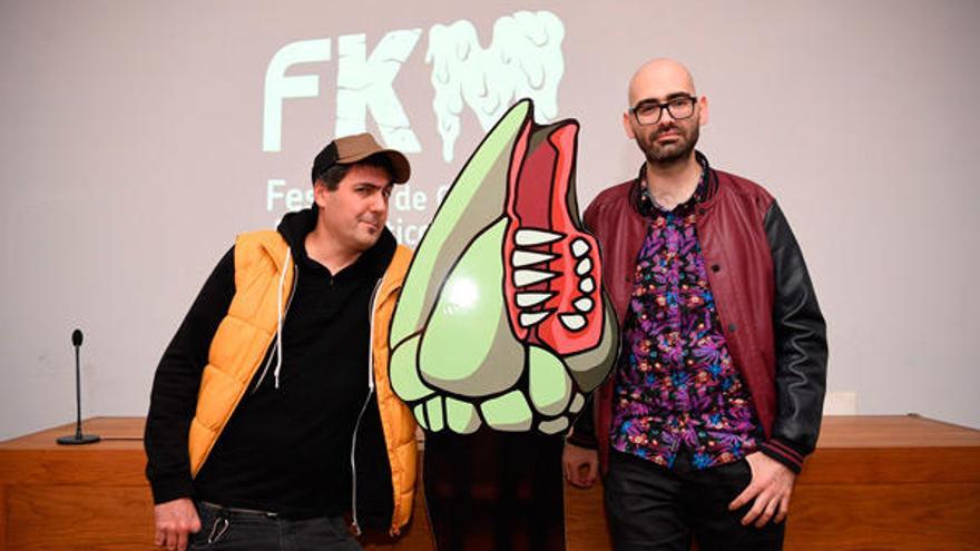 Manel Cráneo y Jhon Tones, ayer en el FKM.