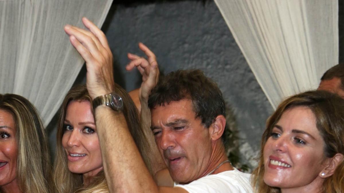 Antonio Banderas lo da todo en Italia