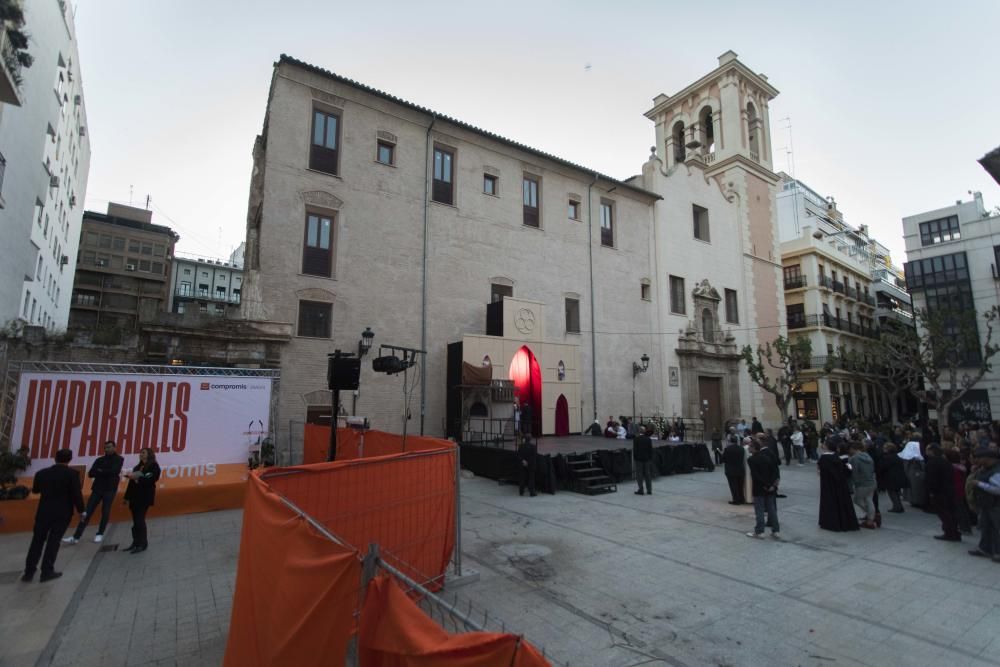 La noche electoral en la sede los partidos