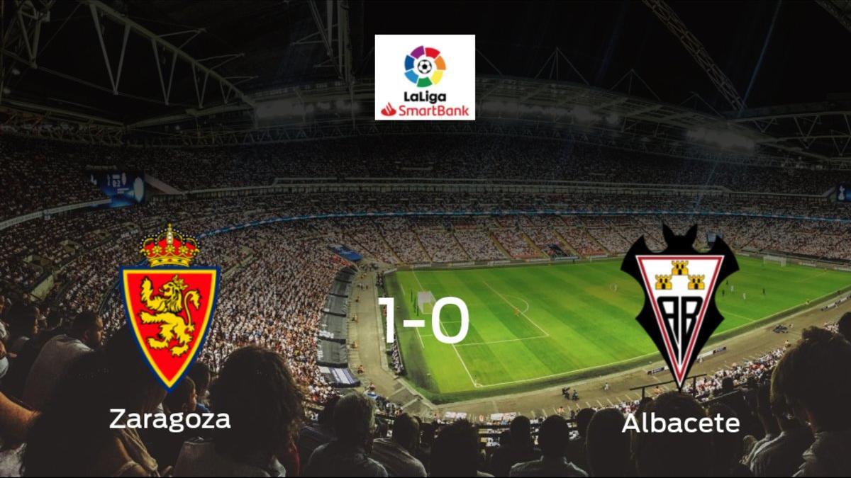 El Real Zaragoza gana 1-0 al Albacete en La Romareda
