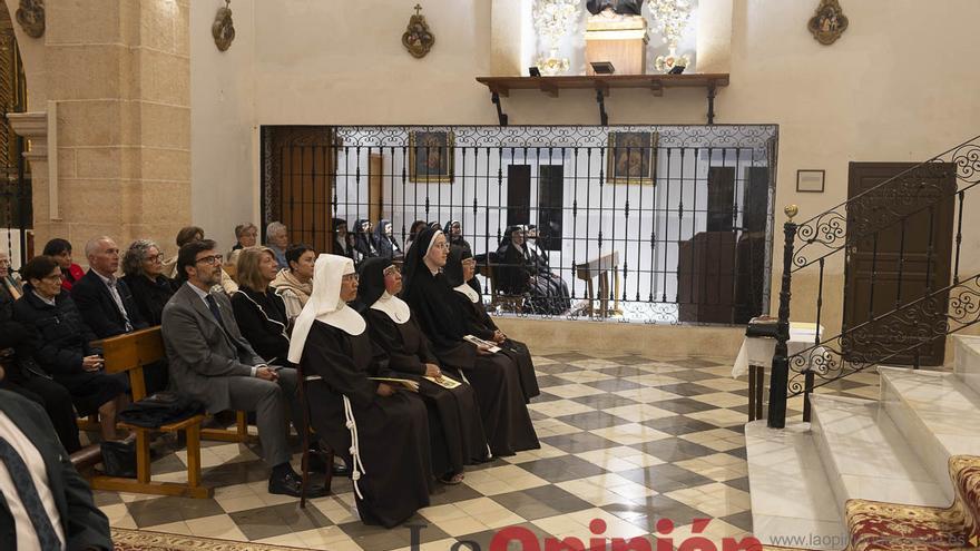 Profesión de votos temporales en el monasterio de Santa Clara de Caravaca