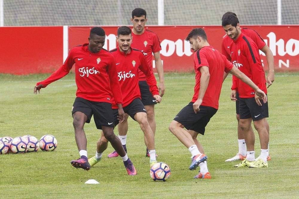 Entrenamiento del Sporting