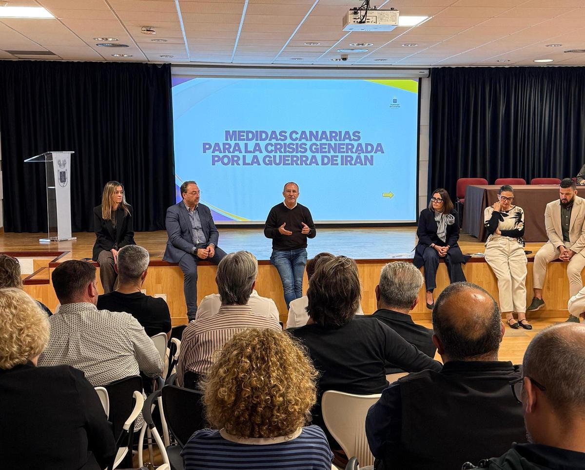 Presentación de las medidas canarias para la crisis generada por la guerra de Irán