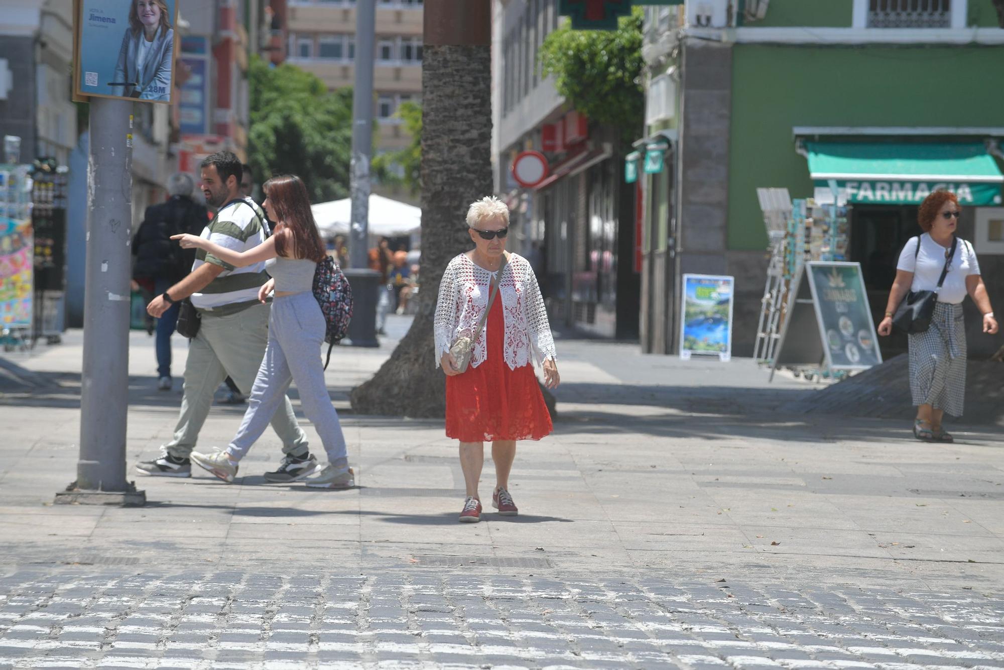 Turistas en Las Palmas de Gran Canaria