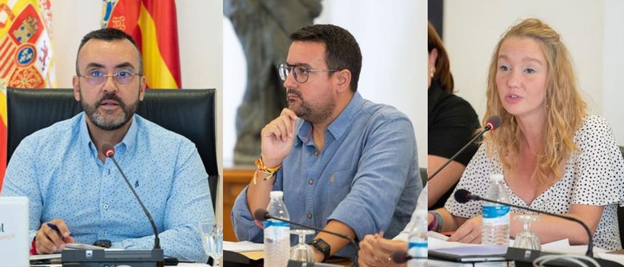 Socialistas (José Benlloch), populares (Adrián Casabó) y Compromís (Maria Fajardo) alimentan su particular batalla en la precampaña electoral.