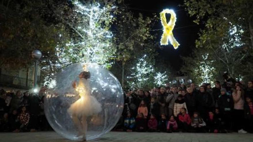 Nadales, «mapping» i dansa per a l&#039;encesa de llums a Banyoles