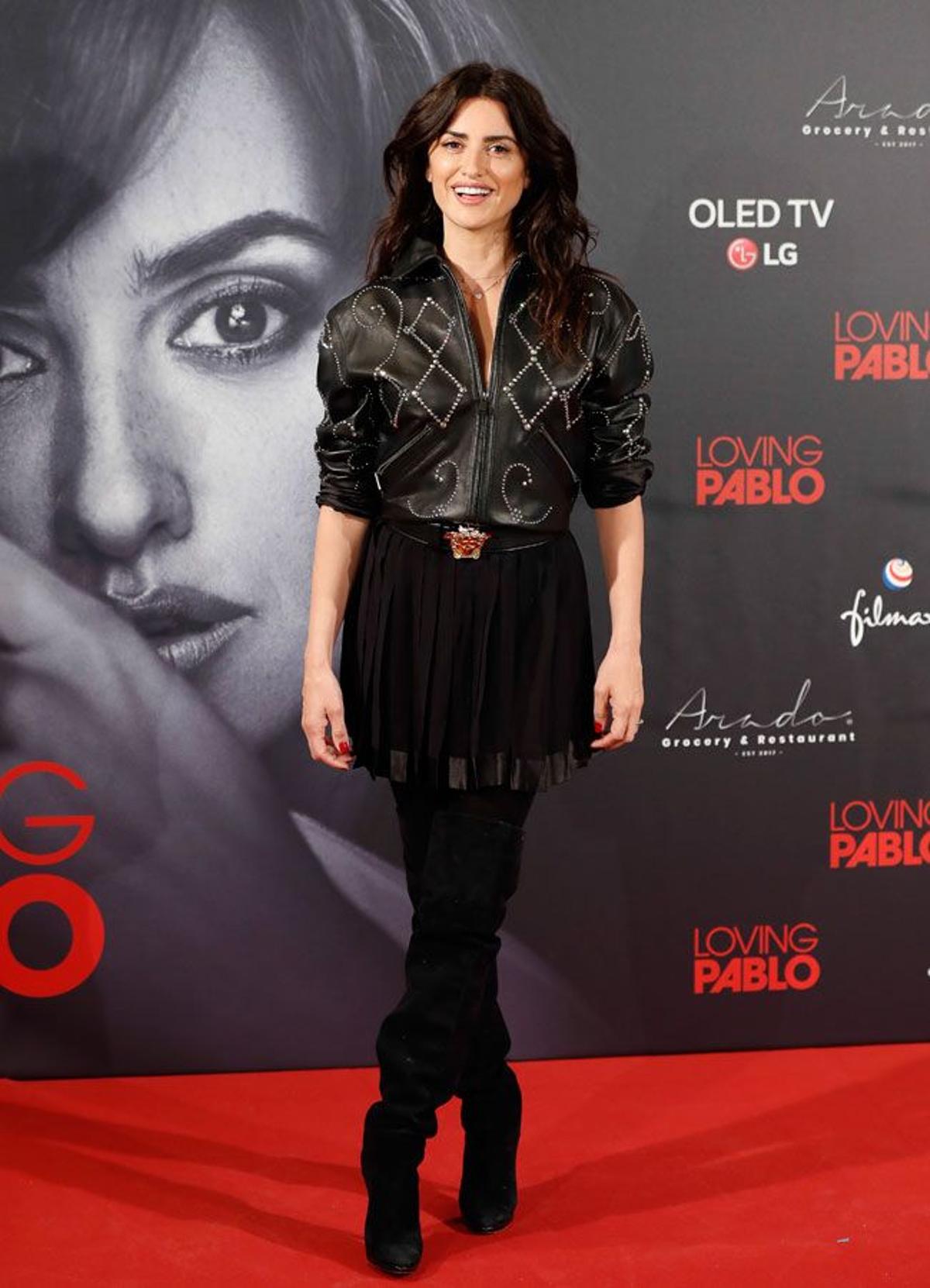 Penélope Cruz presenta 'Loving Pablo' en Madrid