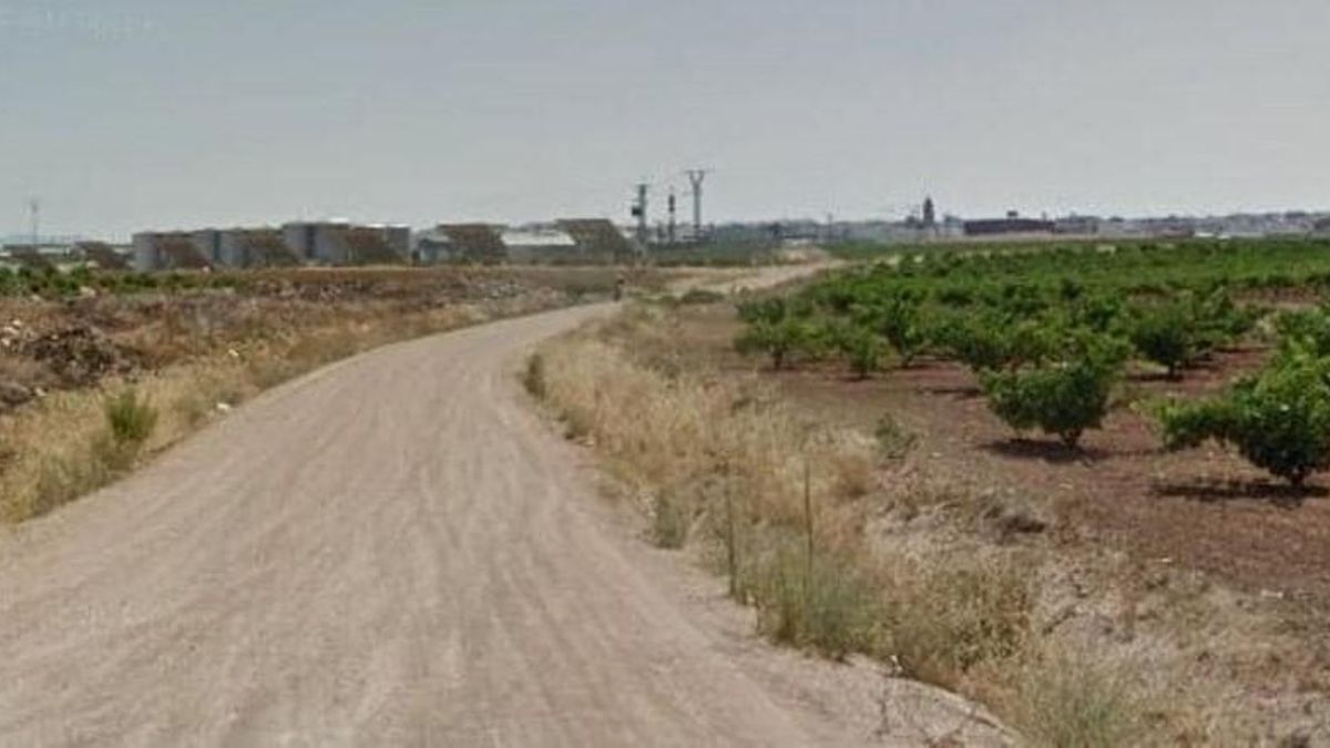 Zona de caminos en Almendralejo.