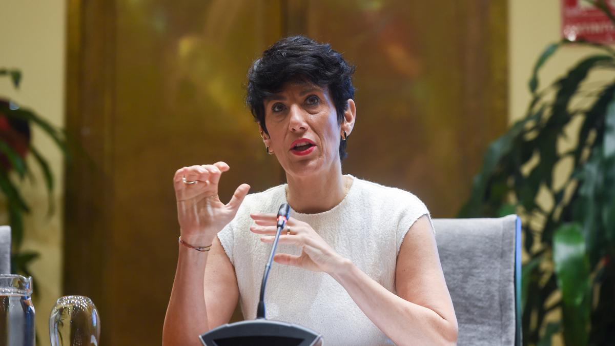 La ministra de Inclusión, Seguridad Social y Migraciones, Elma Saiz.