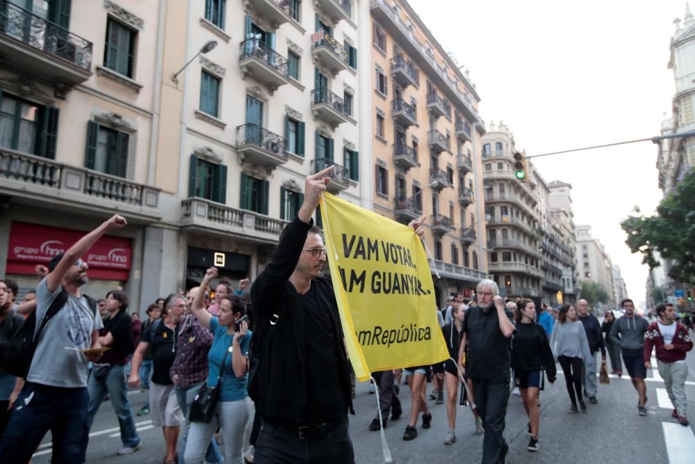 Aniversari de l'1-O arreu de Catalunya