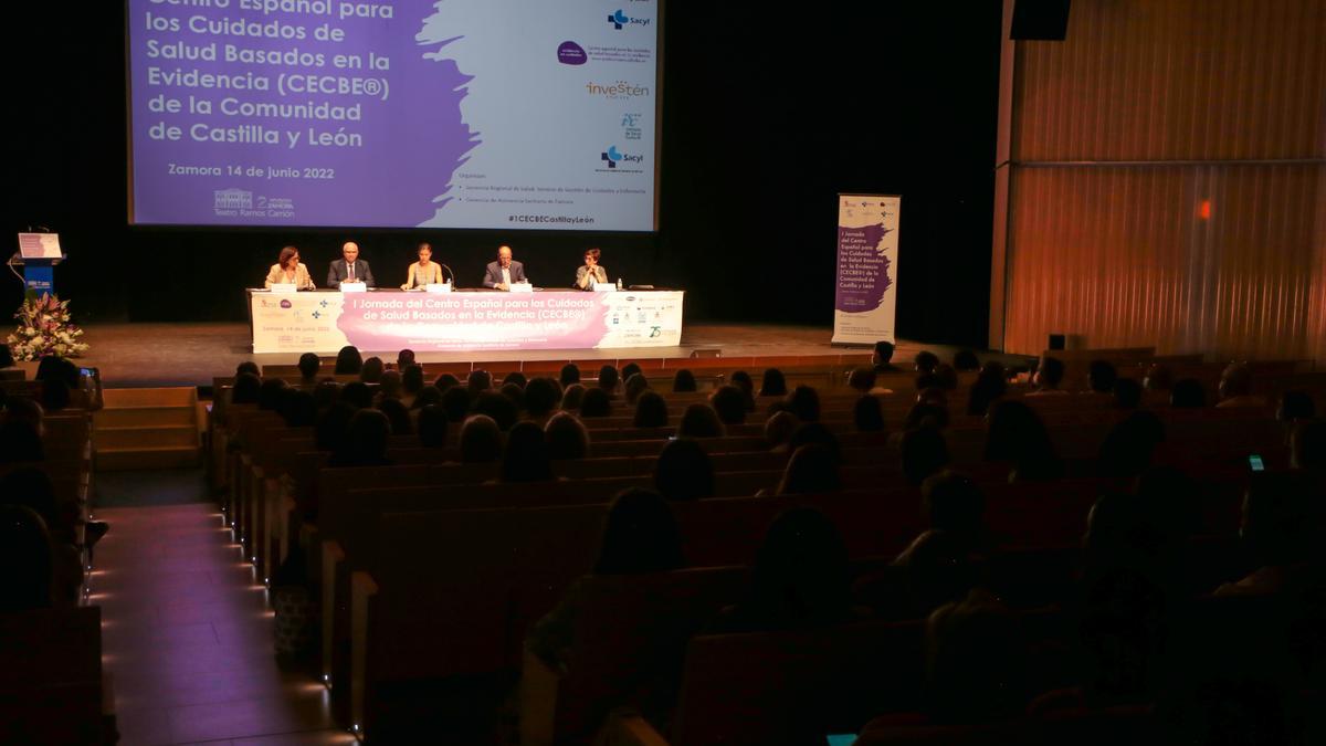 Jornada sobre la excelencia en los cuidados celebrada en Zamora.