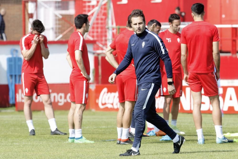 Entrenamiento del Sporting