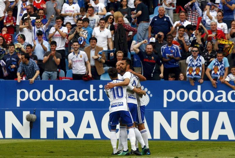 Sufrida victoria del Real Zaragoza contra el Sporting de Gijón