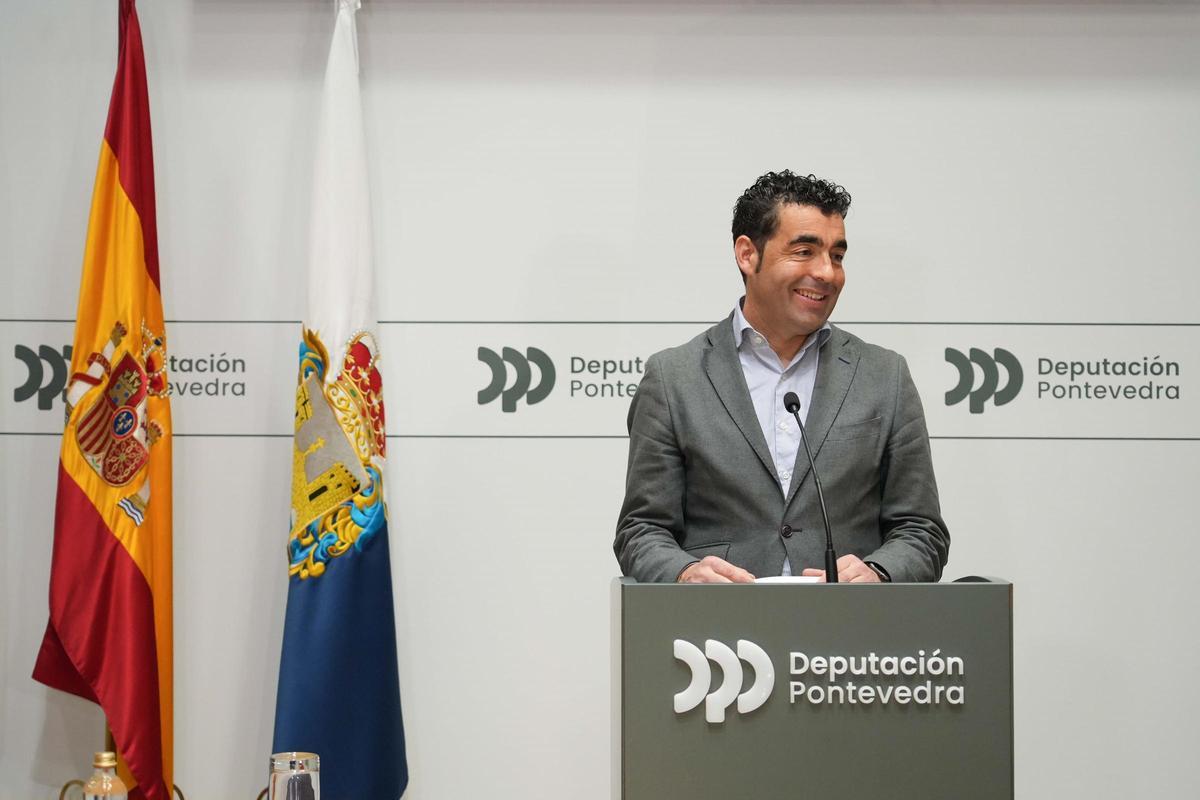 Luis López, presidente de la Diputación de Pontevedra.