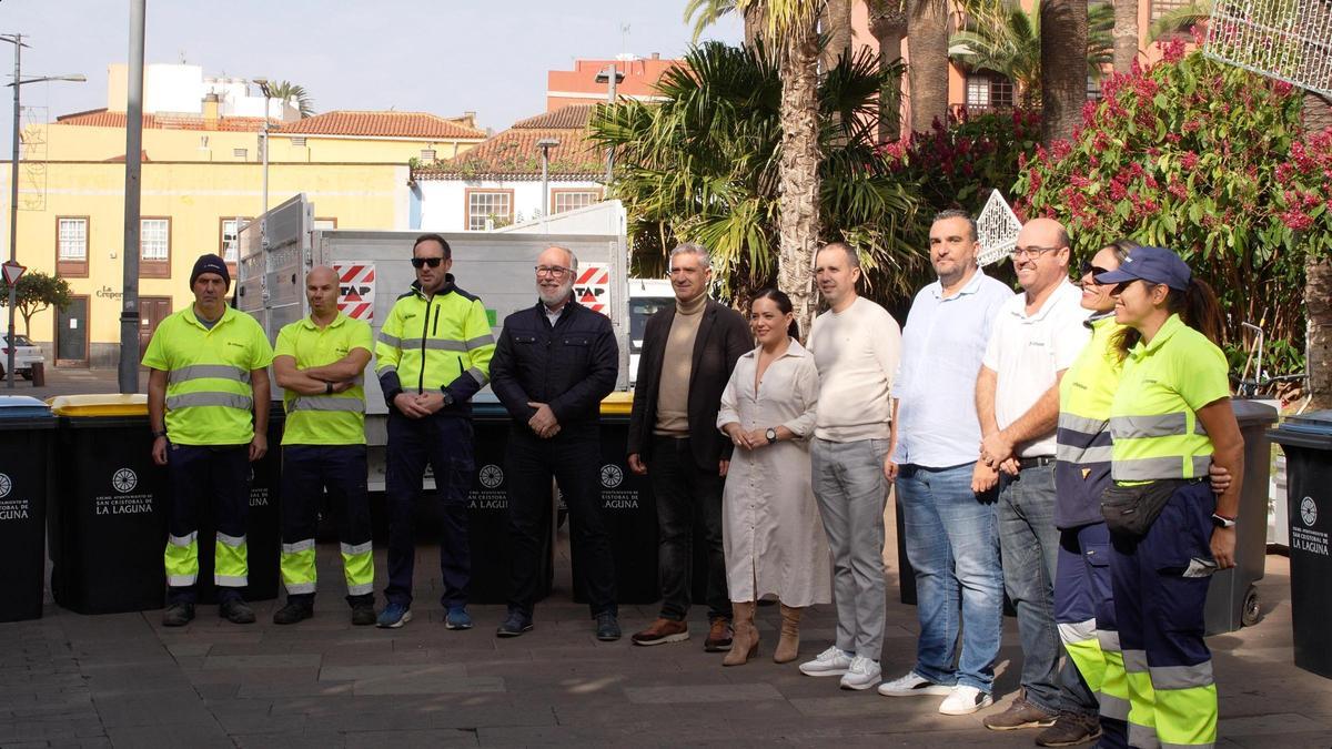 Presentación de los nuevos contenedores de La Laguna