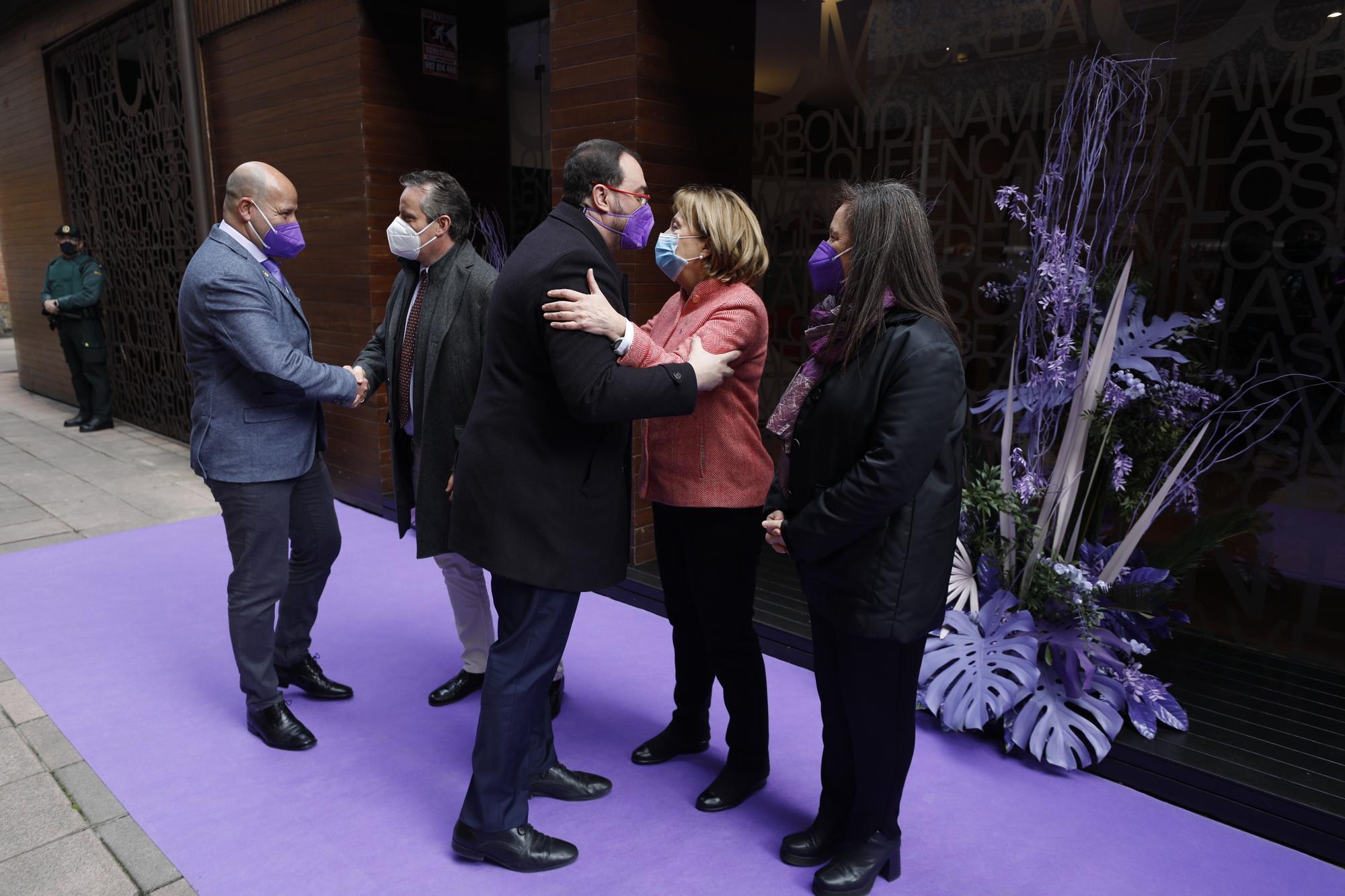 EN IMÁGENES: Así fue el acto institucional por el Día de la Mujer (8M) en Asturias