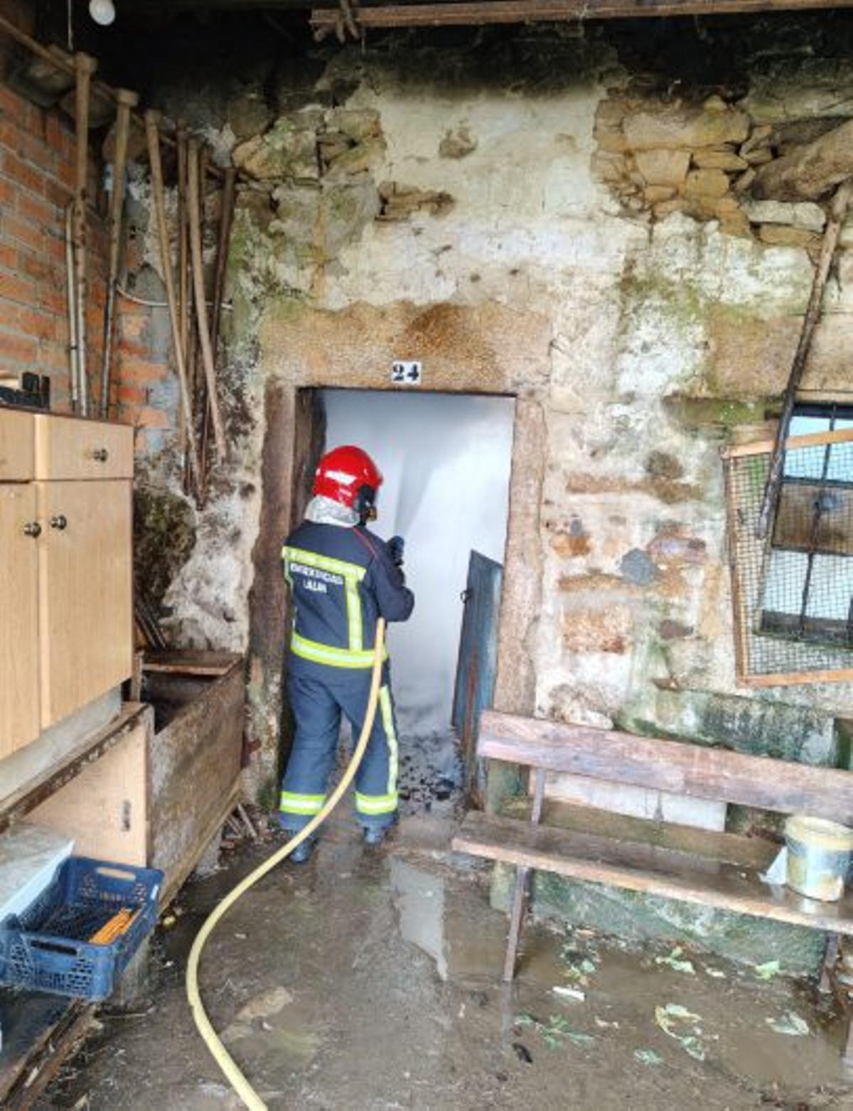 El operativo. |  Emerxencias Lalín