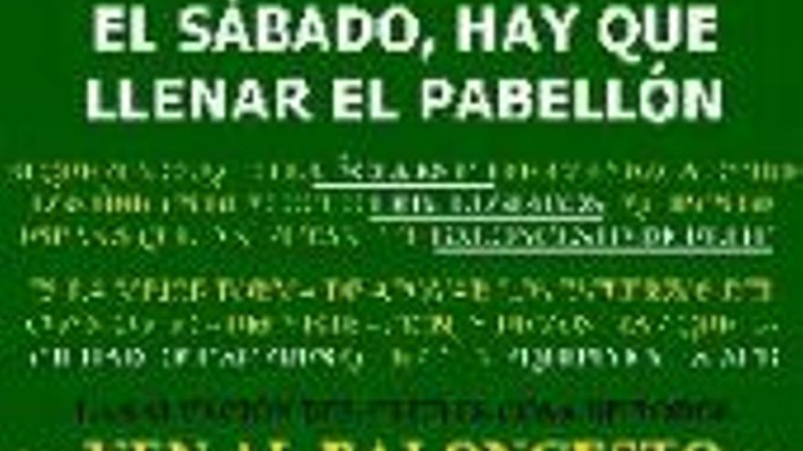 Llamamiento a la desesperada del Cáceres para llenar el pabellón