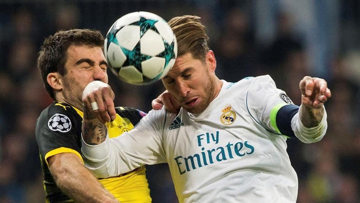 Sergio Ramos capitaneó al Real Madrid en su victoria ante el Dortmund