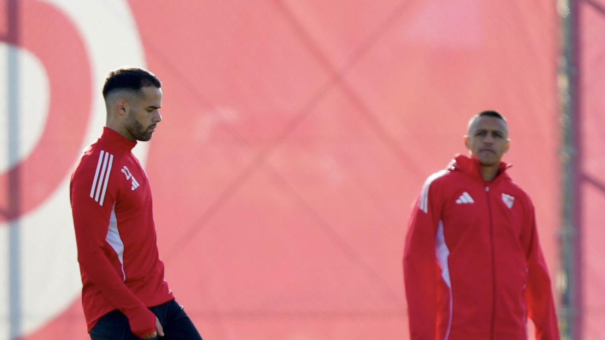 Última sesión semanal del Sevilla FC antes de jugar con el Espanyol