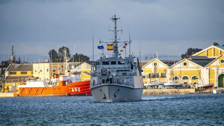 Zarpa el cazaminas Sella de Cartagena a Ucrania en plena amenaza rusa