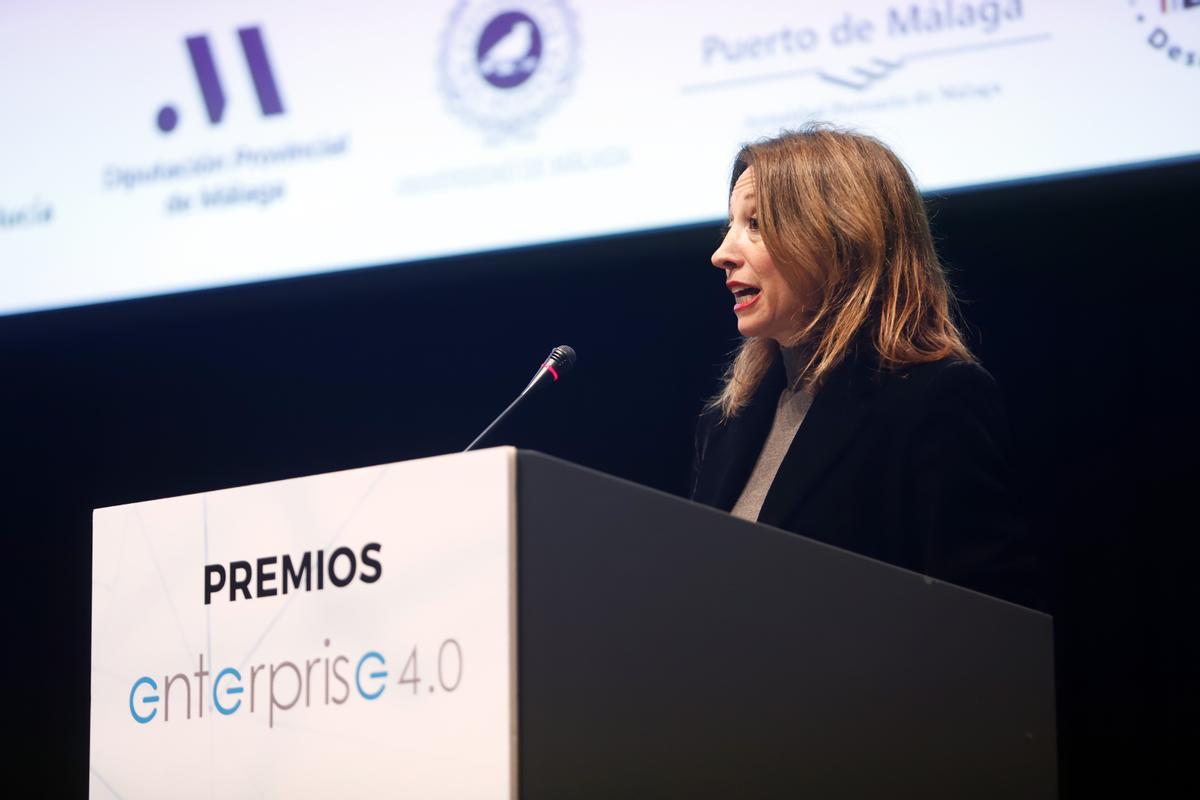 La delegada del gobierno andaluz en Málaga, Patricia Navarro, abrió el acto
