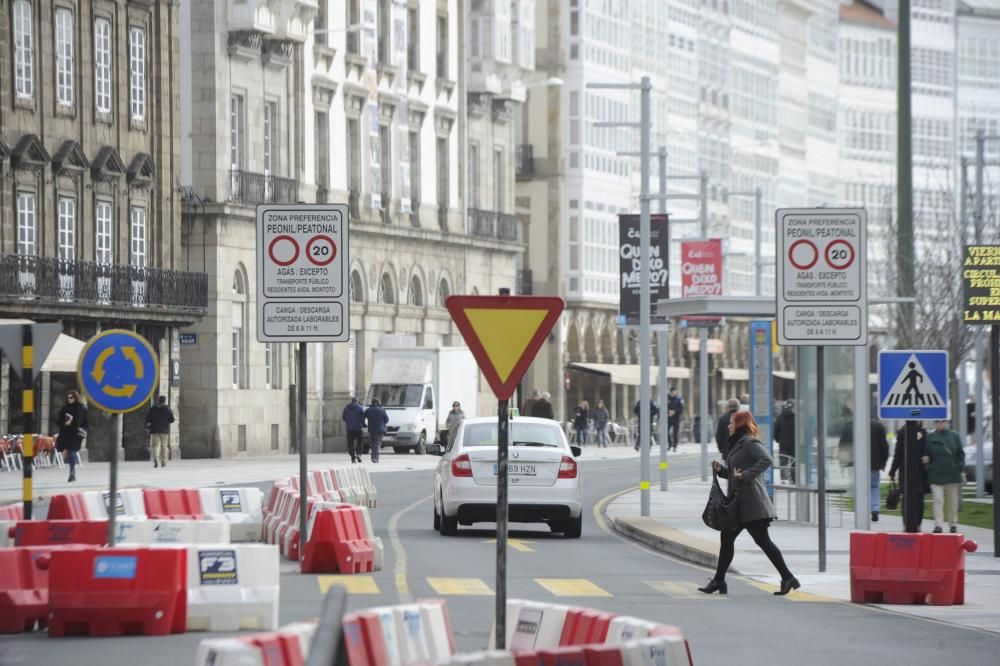 La restricción del tráfico en la Marina