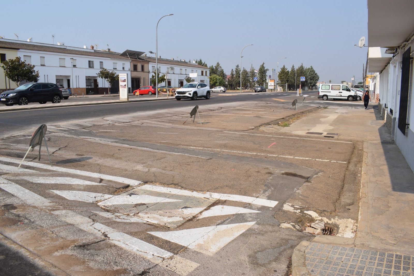 Zona de actuación de la Avenida Carmen Amigo